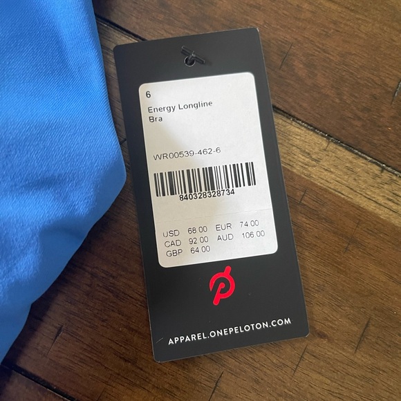 Peloton x Lululemon Energy bra size 6 new - Picture 2 of 2